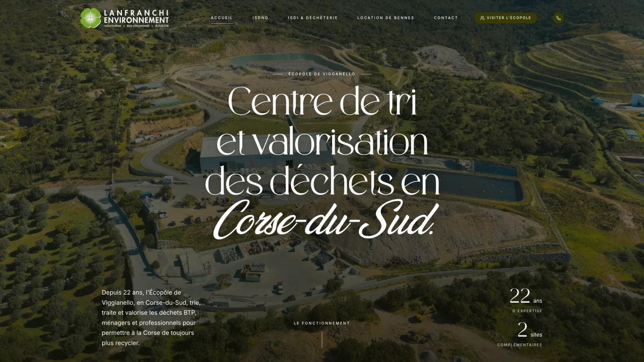 Preview of the ISDND Lanfranchi website