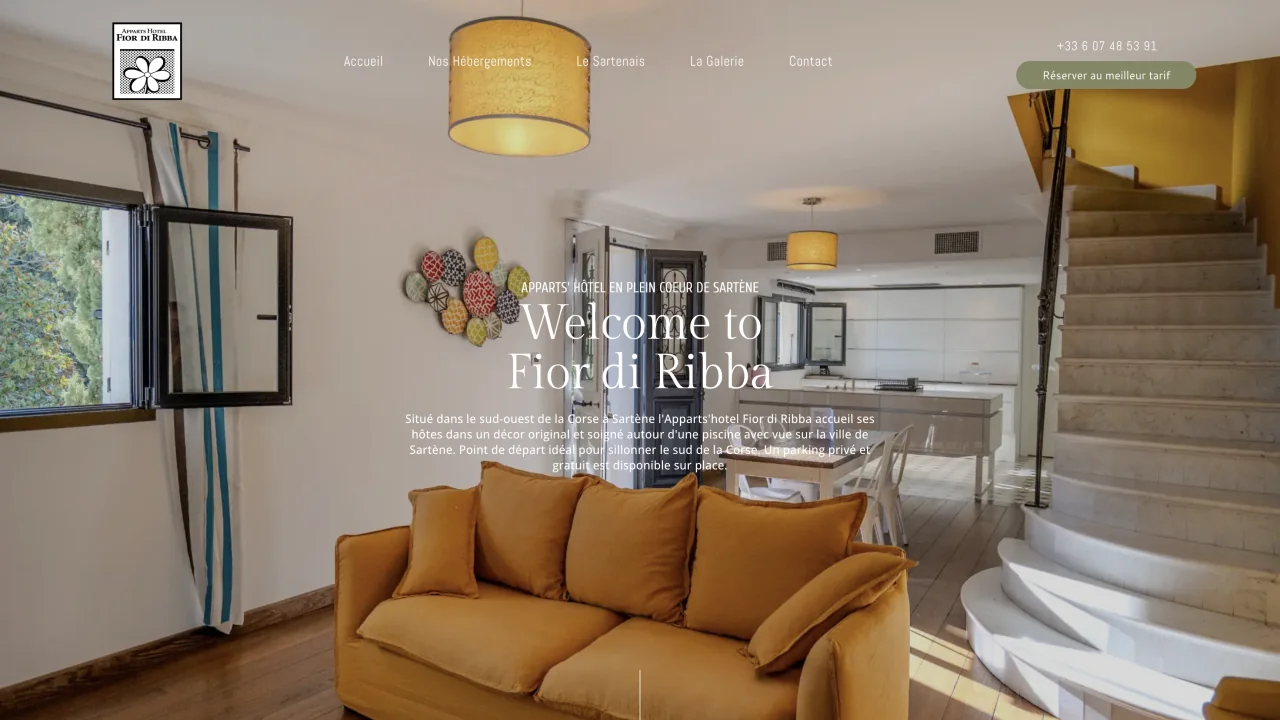 Preview of the Fior di Ribba website