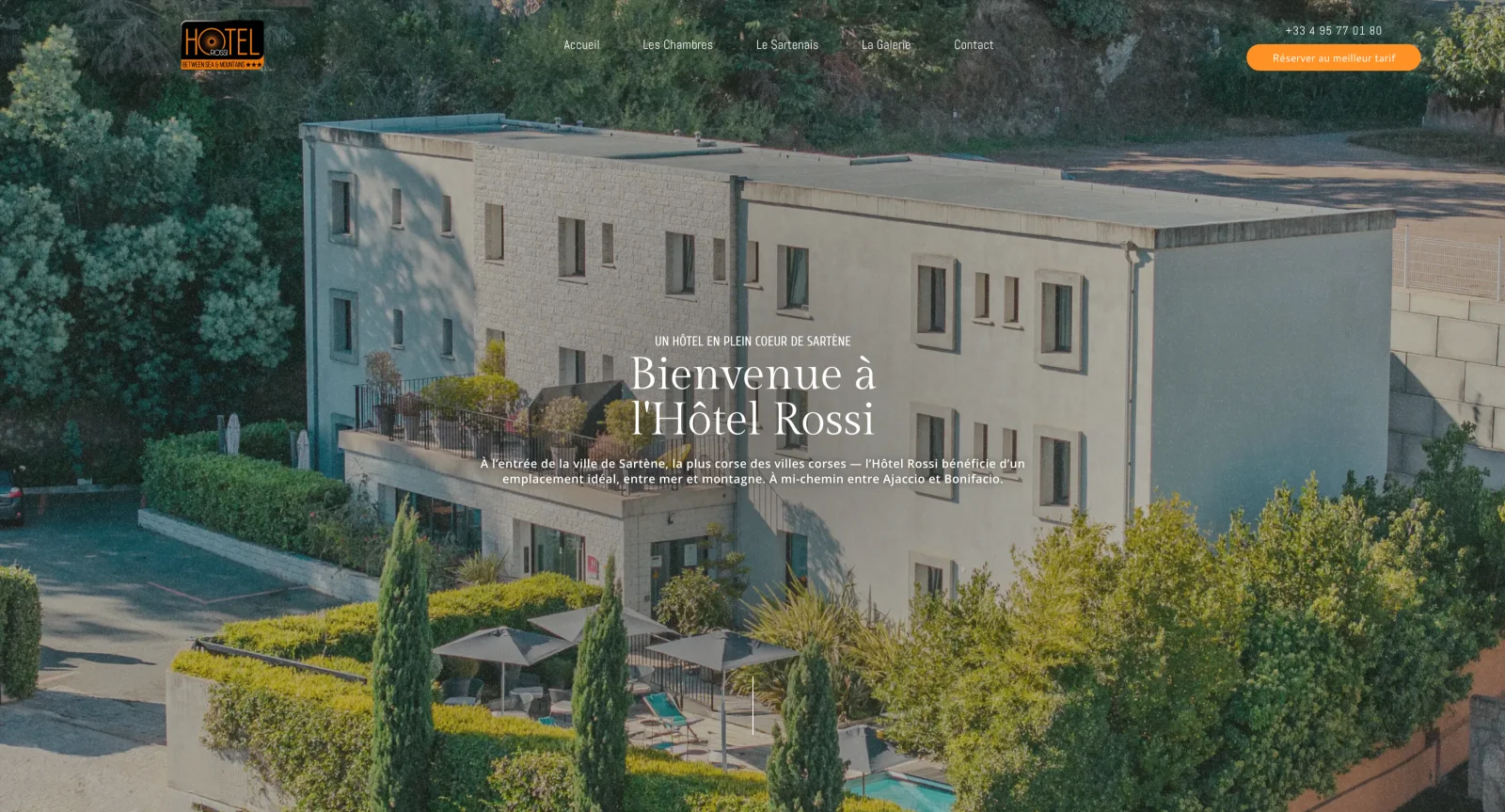Aperçu du site Hôtel Rossi